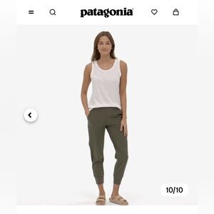 Patagonia women’s happy hike studio pants joggers medium